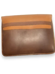 John Lewis Leather Tablet / I Pad Case / Travel Wallet - Afbeelding 1 van 24