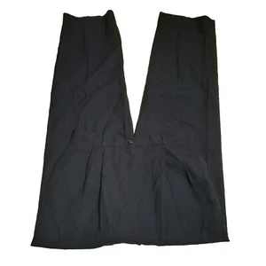 NEW! Talbots 100% Worsted Wool Navy Pleated Dress Pants Women's Size 10 - Picture 1 of 9