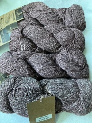 Artesanal Yarn Aslan Trends Color 257 Raisin Tweed cotton/alpaca/poly 4 hanks - Image 1 of 3