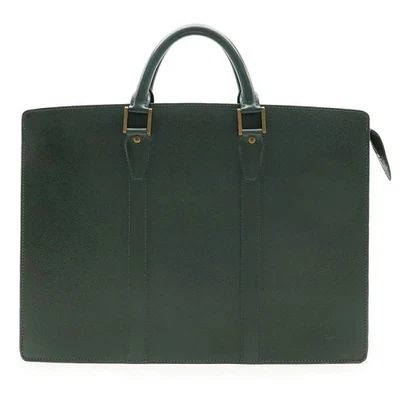 Louis Vuitton Taiga Leather Briefcase Men Green One Size - Image 1 of 4