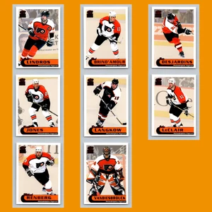 Philadelphia Flyers Lot 8 Hockey Cards Pacific Paramount Red Eric Lindros NM NHL - Picture 1 of 10