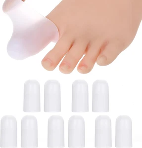 10er Pack Extra Große Silikon Zehenkappe und Schutz für Big Toe, Big Toe Protecto - Bild 1 von 12