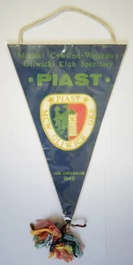 Gagliardetto 15x22cm GKS Piast Gliwicki Klub Polonia - Picture 1 of 2
