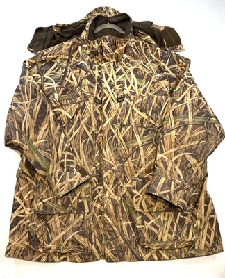 Cabela’s Gore-Tex Men’s 2XL Waterfowl Parka Skyline Fall Flight Camo Jacket - Image 1 of 4