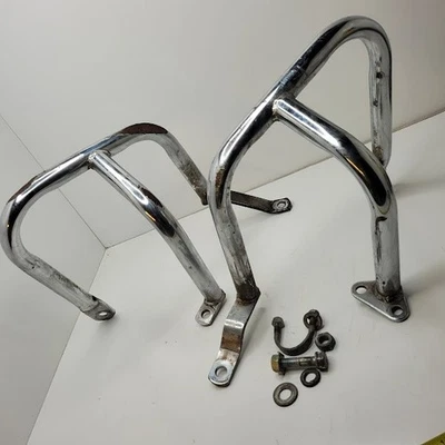 1975-1979 Honda Gold Wing GL1000 LH & RH Front Engine Guard Bars Frame Sliders - Image 1 of 4