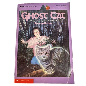 Ghost Cat by Beverly Butler Vintage 1988 Scholastic Apple Paperback Book - Picture 1 of 4