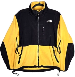 The North Face Vintage Denali Women's Size Medium Polartec Yellow Fleece Jacket - Picture 1 of 19
