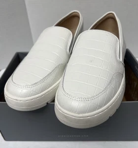 Vionic Dinora Croc Damenschuhe 8 weiß Leder Slipper Low-Top Freizeit bequem - Bild 1 von 6