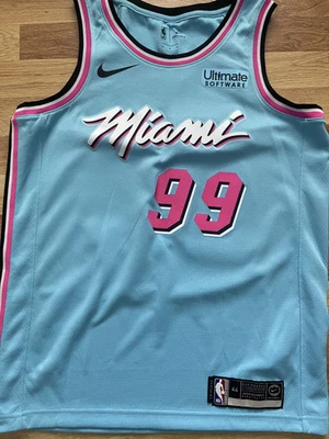 Nike Men's Jae Crowder Miami Heat ViceWave City Blue Swingman Jersey Size M - Image 1 of 4