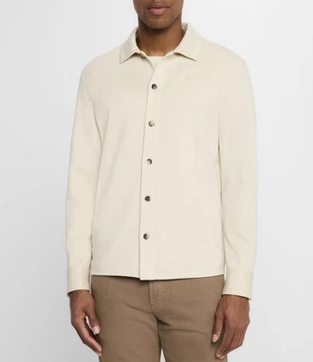 Chaqueta polar de cachemir-algodón-seda LORO PIANA para hombre 'sobrecamisa blanca' XL $2310 Foto 1 de 4