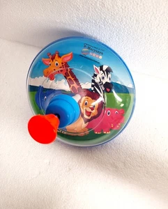 Childrens Humming Top wild animals pattern Traditional Toy 17cm - New. - Picture 1 of 5