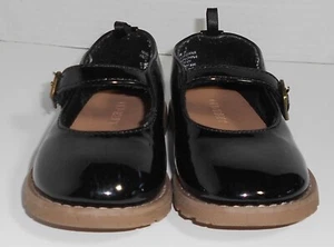 Old Navy schwarze Lackleder Mary Jane Kleinkind Mädchen elegante Schuhe Größe 8 - Bild 1 von 4