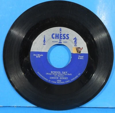 CHUCK BERRY SCHOOL DAY ~ DEEP FEELING 7" 1957 ORIGINAL NICE CONDITION! VG!!B - Image 1 of 2