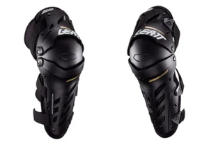 Leatt Dual Axis Knee Guards Black 5022141230 Size Small/Medium - Picture 1 of 4