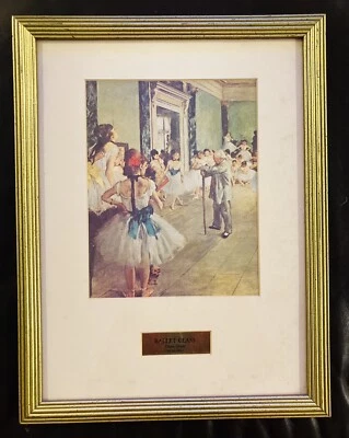Impresión enmarcada personalizada de colección Edgar Degas Ballet Class Foto 1 de 4