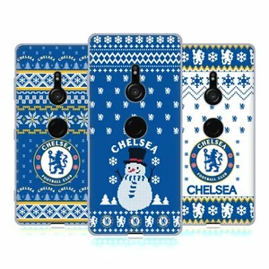 OFFICIAL CHELSEA FOOTBALL CLUB CHRISTMAS JUMPER SOFT GEL CASE FOR SONY PHONES 1 - Picture 1 of 10