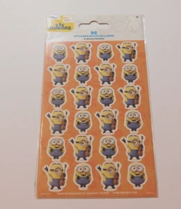 Minions 96 Stickers Autocollants 4 Sheets New Sealed Package - Picture 1 of 2