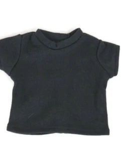 Camiseta negra para muñecas American Girl 18 pulgadas muñeca ropa manga corta - Imagen 1 de 2