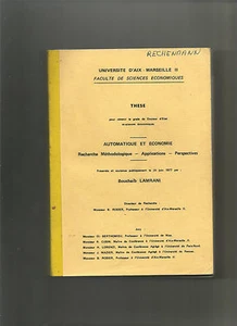 Automatique et économie - Bouchaib Lamrani - Bild 1 von 1