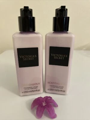 2 Quantidade Victoria's Secret Scandalous Fine Fragrance LOÇÃO Creme 8,4 oz - Imagem 1 de 2