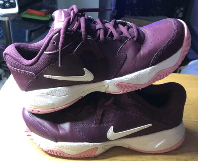 Nike Court Lite 2 Bordeaux Womens Sz 8.5 Tennis Trainers AR8838 603 - Image 1 of 4