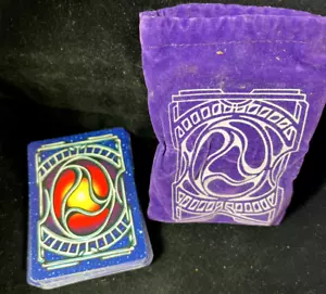 Vtg Liquid Blue Playing Cards Grateful Dead by Ian Bohorquez 1992 FULL SET + BAG - Picture 1 of 3