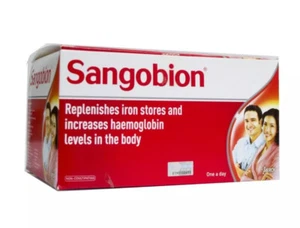 1X Sangobion 100'S Replenishes Iron Stores Increase Haemoglobin Level For Anemia - Picture 1 of 5