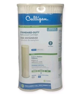 2 Pack Replacement Culligan Cartridge Standard Duty Filter S1A - Image 1 of 3