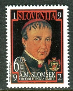 023 - SLOVENIA 1992 - Anton Martin Slomsek - Priest of Maribor - MNH Set - Picture 1 of 2