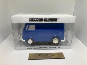 Reproductor de discos portátil Record Runner Volkswagen Royal Blue Stokyo Soundwagon RR - Imagen 1 de 6