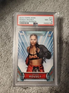 Topps WWE #11 2019 Woman's Division Ronda Rousey PSA 8 - Imagen 1 de 1