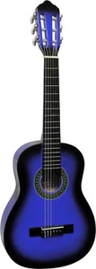 Gitarre,1/4 Grösse- kinder, jugend, wander, Modell K3 in blau mit Endknopf!n - Bild 1 von 2