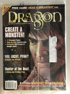 Dragon Magazine Issue #276 Create a Monster Hunter of the Dead Dungeons Dragons - Imagen 1 de 1