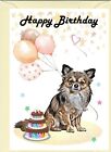 Chihuahua Dog (4"x 6") Birthday Card with blank inside - by Starprint