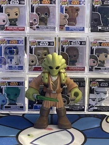 Playskool Star Wars Galactic Heroes Kit Jedi Fisto con Figura spada laser - Foto 1 di 2