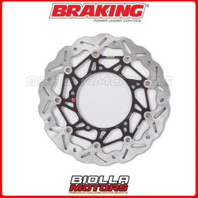 WK078R DISCO FRENO ANTERIORE DX BRAKING YAMAHA YZF R1 1000 2007 - 2011 WAVE FLOT Foto 1 de 4
