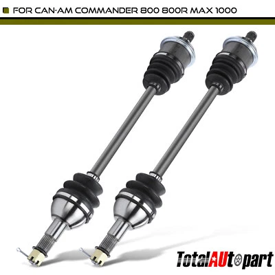 2Pcs CV Axle Assembly for Can-Am Commander 800 800R Max 1000 Rear Left & Right - Image 1 of 4