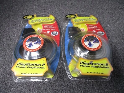 Madcatz Extension PlayStation 2 PS2 PS1 Extension Cable 7 Foot  SEALED 2 Pack - Image 1 of 4