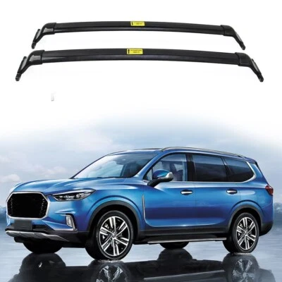 2pcs Black Crossbar Roof Rack Cross Bar for Maxus D90 LDV D90 2017-2025 - Image 1 of 4