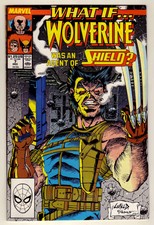 What If #7 - 1989 Marvel - Wolverine Agent of Shield - Rob Liefeld art, NM (9.4)