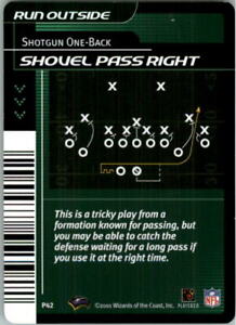 2001 NFL Showdown 1st Edition Plays #P42 Shovel Pass Right