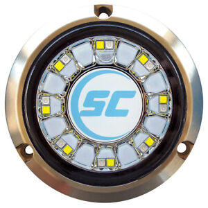 Shadow-Caster Blue/White Color Changing Underwater Light - 16 LEDs - Bronze [SCR