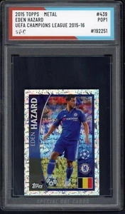 2015 TOPPS METAL EDEN HAZARD UEFA CHAMPIONS LEAGUE 2015-16 #439 SOC POP1 AUTHENT - Picture 1 of 2
