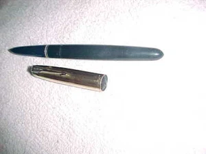 1° GENERAZIONE - TAPPO RIEMPITO IN ORO CEDRO BLU PARKER 51 - 16K - Foto 1 di 6