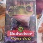 Vintage 90's 1990’s Budweiser Beer FROGS Playing Cards Sealed Bud Beer 1996