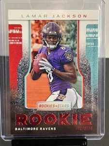 2018 Panini Rookies & Stars - Rookie Rush #RR-10 Lamar Jackson (RC) Ravens - Bild 1 von 2