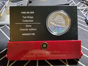 2005 Canada $20 Tall Ship Series Silver Hologram Coin & COA - Picture 1 of 12