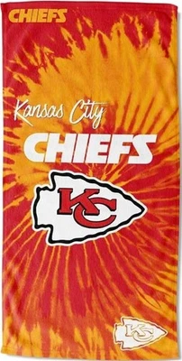 Toalla de playa psicodélica Northwest NFL Kansas City Chiefs 30" x 60" Foto 1 de 4