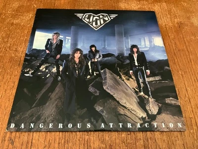 LION Dangerous Attraction LP Vinyl 1987 US 1st Press King Kobra Bad Moon Rising - Image 1 of 4