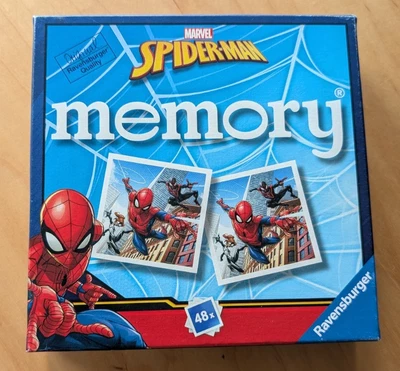 Ravensburger Marvel Spiderman Mini Memory Game - Matching Picture Snap Pairs Gam - Image 1 of 3